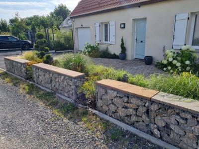 Gabions en pierre