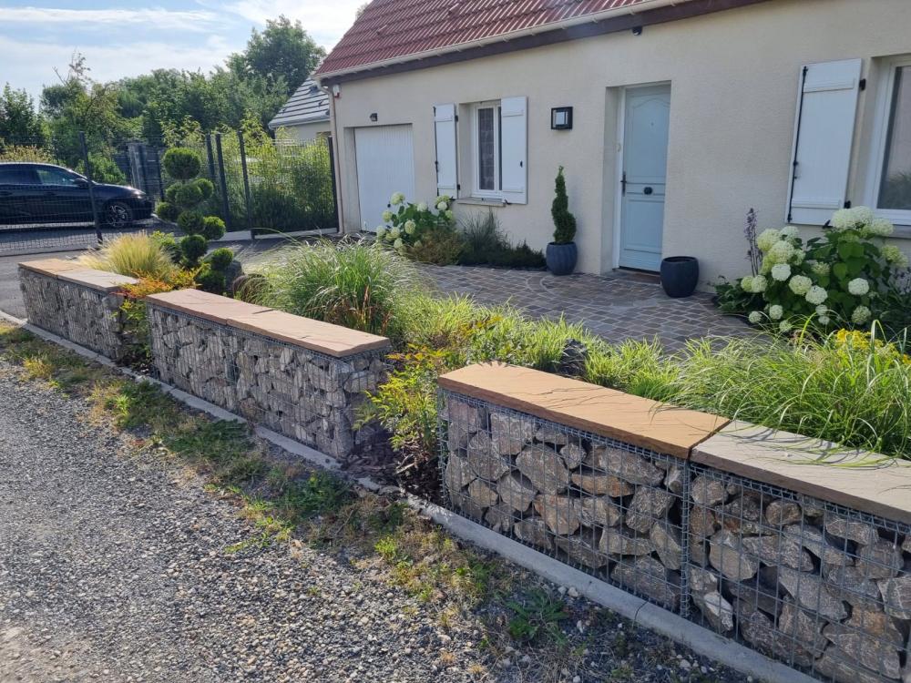 Gabions en pierre