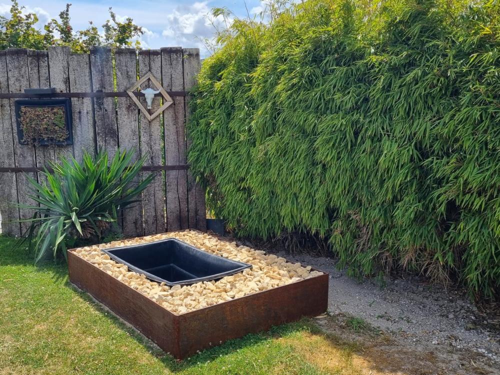 Artisan du vert - Aménagement de jardin bac à poisson